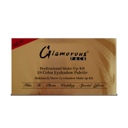 Glamorous Face 28 Color Makhmali & Matte Eyeshadow Palette (D)