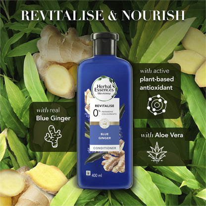 Herbal Essences Bio Renew Conditioner Revitalise Blue Ginger 400ml
