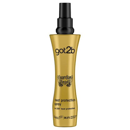 Schwarzkopf Got2b Guardian Angel Heat Protection Spray 200ml Protects Hair from Heat & Damage