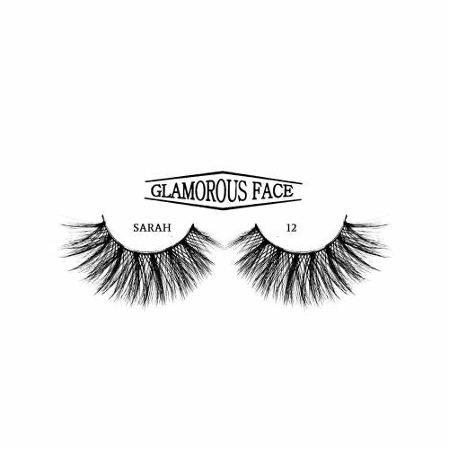 Glamorous Face Faux Mink 3D Eyelashes (SARAH 12)