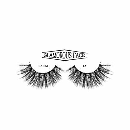 Glamorous Face Faux Mink 3D Eyelashes (SARAH 12)
