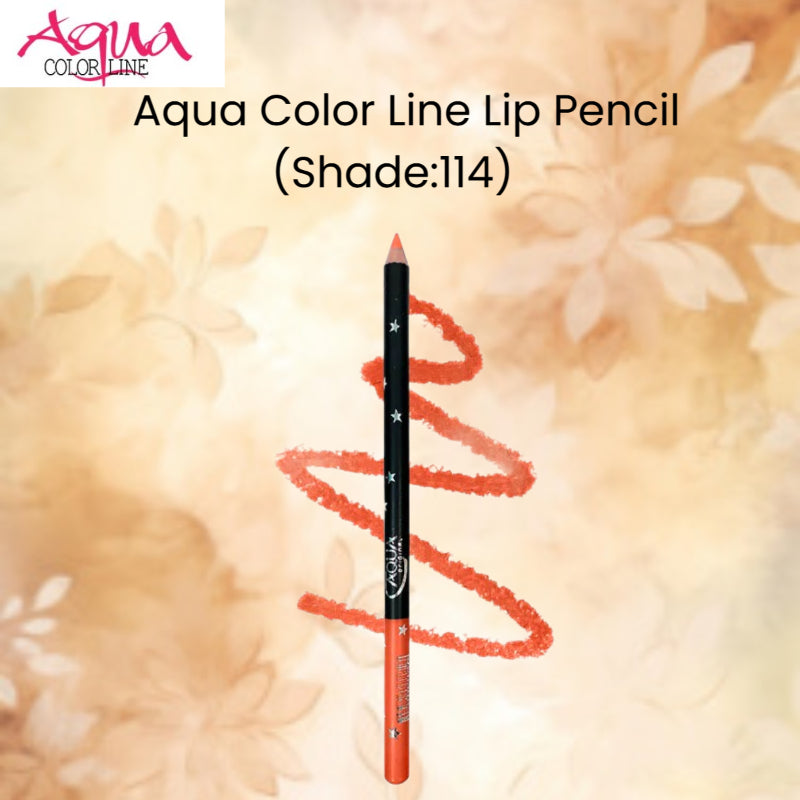 Aqua Color Line Lip Pencil (Shade:114)
