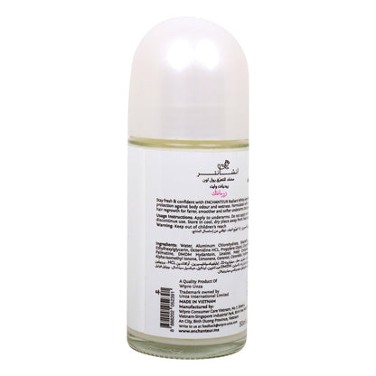 Enchanteur Romantic Soft Smooth Anti-Perspirant Roll-On 50ml - Long Lasting Floral Fragrance Deodorant for Women Freshness & 