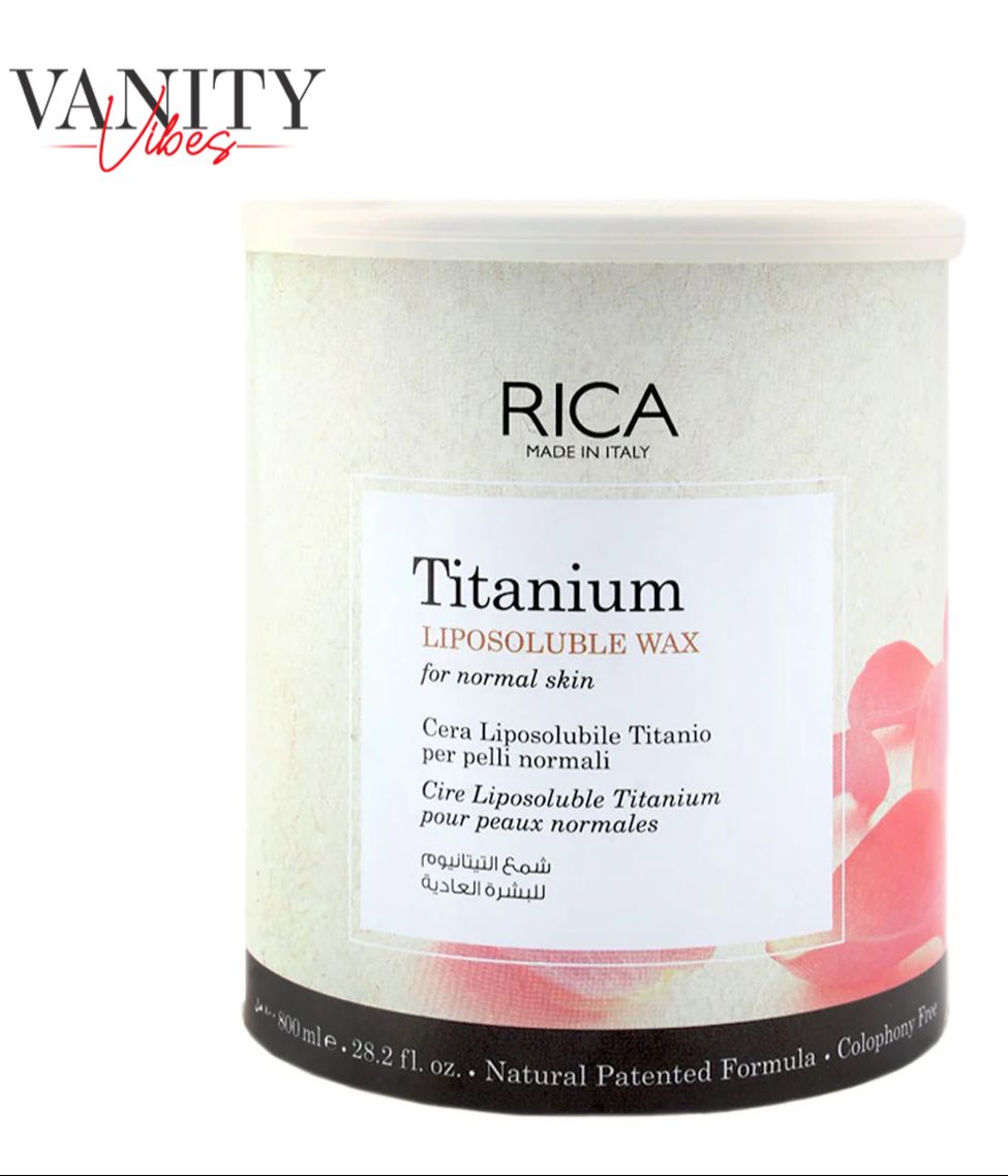 RICA Titanium Liposoluble Wax For Normal Skin 800ml