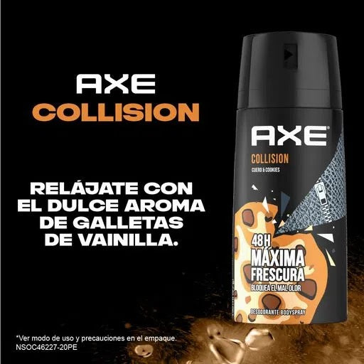 Axe Collision 48H Maxima Frescura Deodorant Body Spray 150ml Long-Lasting Freshness & Odor Protection