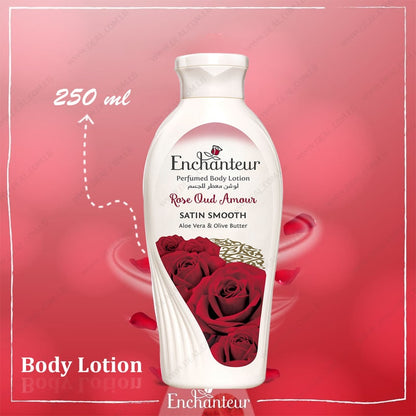 Enchanteur Rose Oud Perfumed Body Lotion 250ml