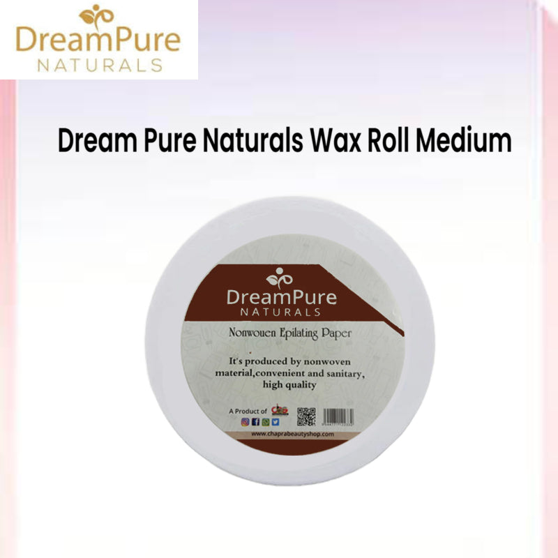 Dream Pure Naturals Wax Roll Medium Size Professional Hair Removal Wax Strip Roll