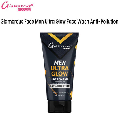 Glamorous Face Men Ultra Glow Face Wash Anti-Pollution