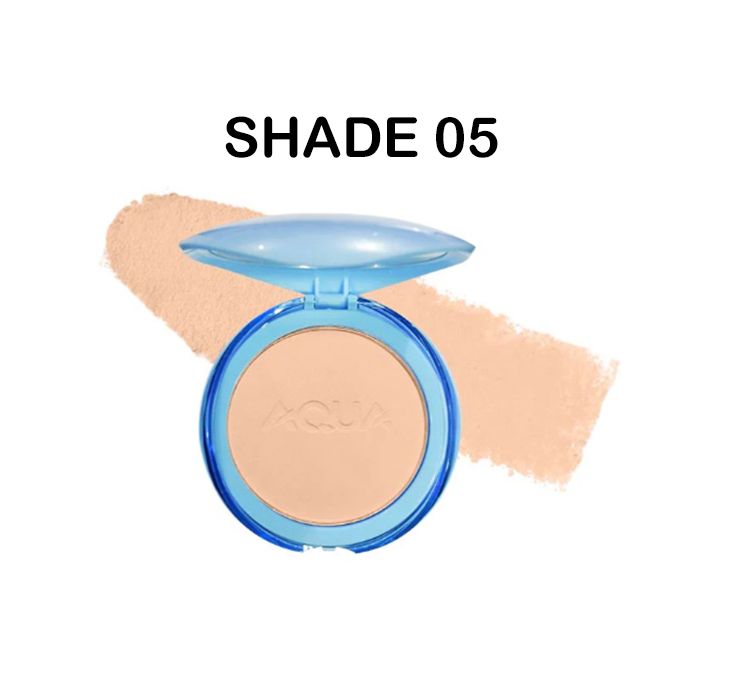 Aqua Color Line Two Way Cake Natural White Beauty Oil Control Spf 35 Powder Cake (Shade-05)