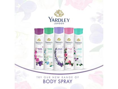 Yardley London Imperial Orchid Body Spray For Women, 150 ml
