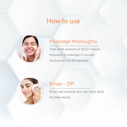 VLCC Acne Defense Serum Face Wash with Salicylic Acid & Orange Peel 150ml