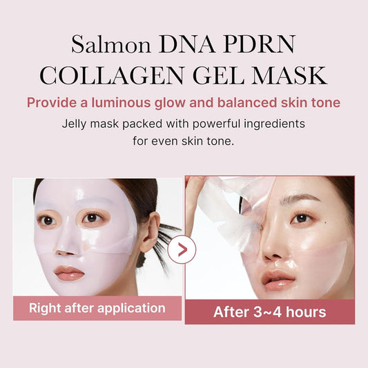 Medicube PDRN Pink Collagen Gel Mask 28g x 4ea (4 Sheets)