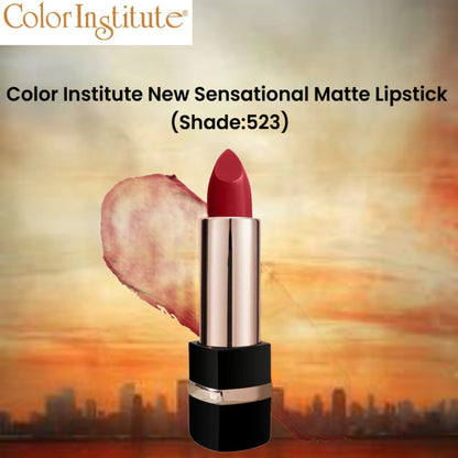 Color Institute New Sensational Matte Lipstick (Shade:523)