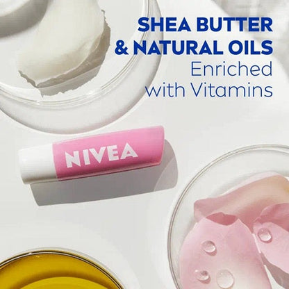 Nivea 24h Soft Rose Lip Balm 4.8g
