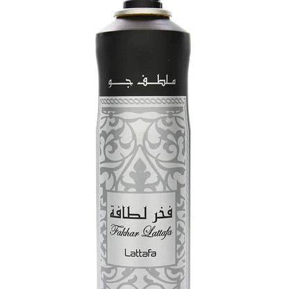 Fakhar Lattafa Air Freshener 300ml - Long Lasting Luxury Floral Fruity Fragrance Room Spray for Home & Office