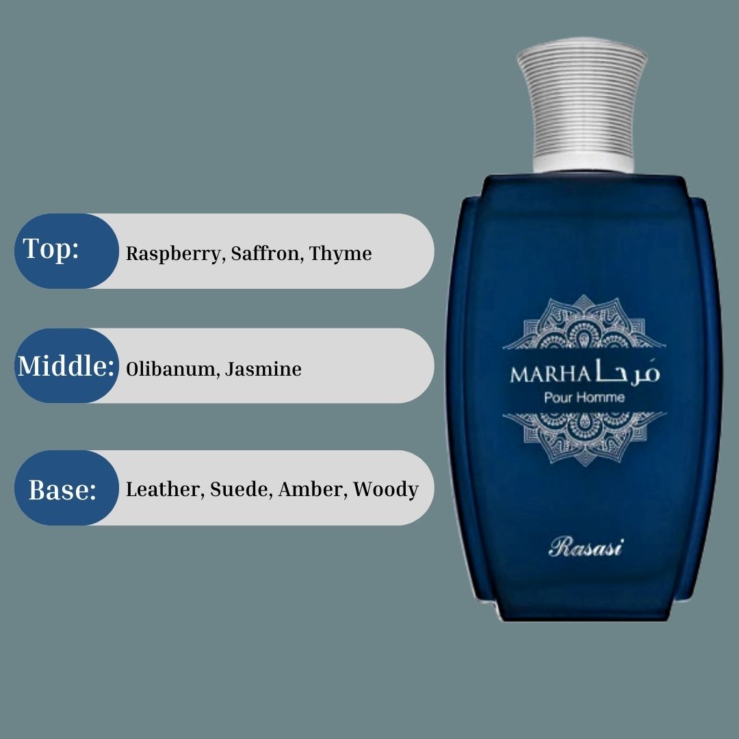 Marha by Rasasi EDP 100ML Perfume for Men