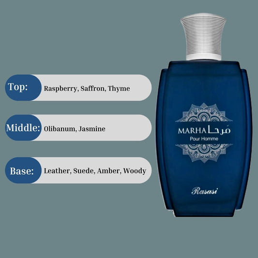Marha by Rasasi EDP 100ml Perfume for Men