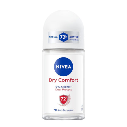 Nivea Dry Comfort 72H Active Deodorant Roll-On 50ml