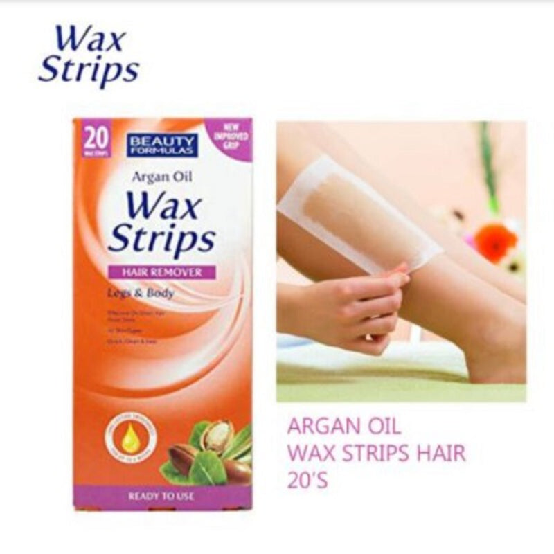 Beauty Formula Argan Oil Wax Strips 20s