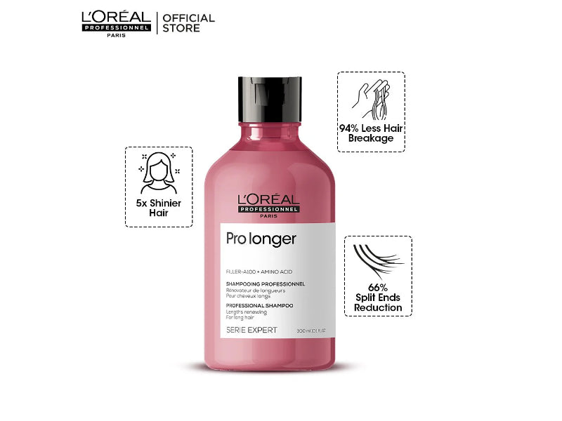 Loreal Professionnel Serie Expert Pro Longer Shampoo 300ml - For Length Renewal