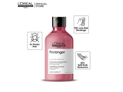 Loreal Professionnel Serie Expert Pro Longer Shampoo 300ml - For Length Renewal