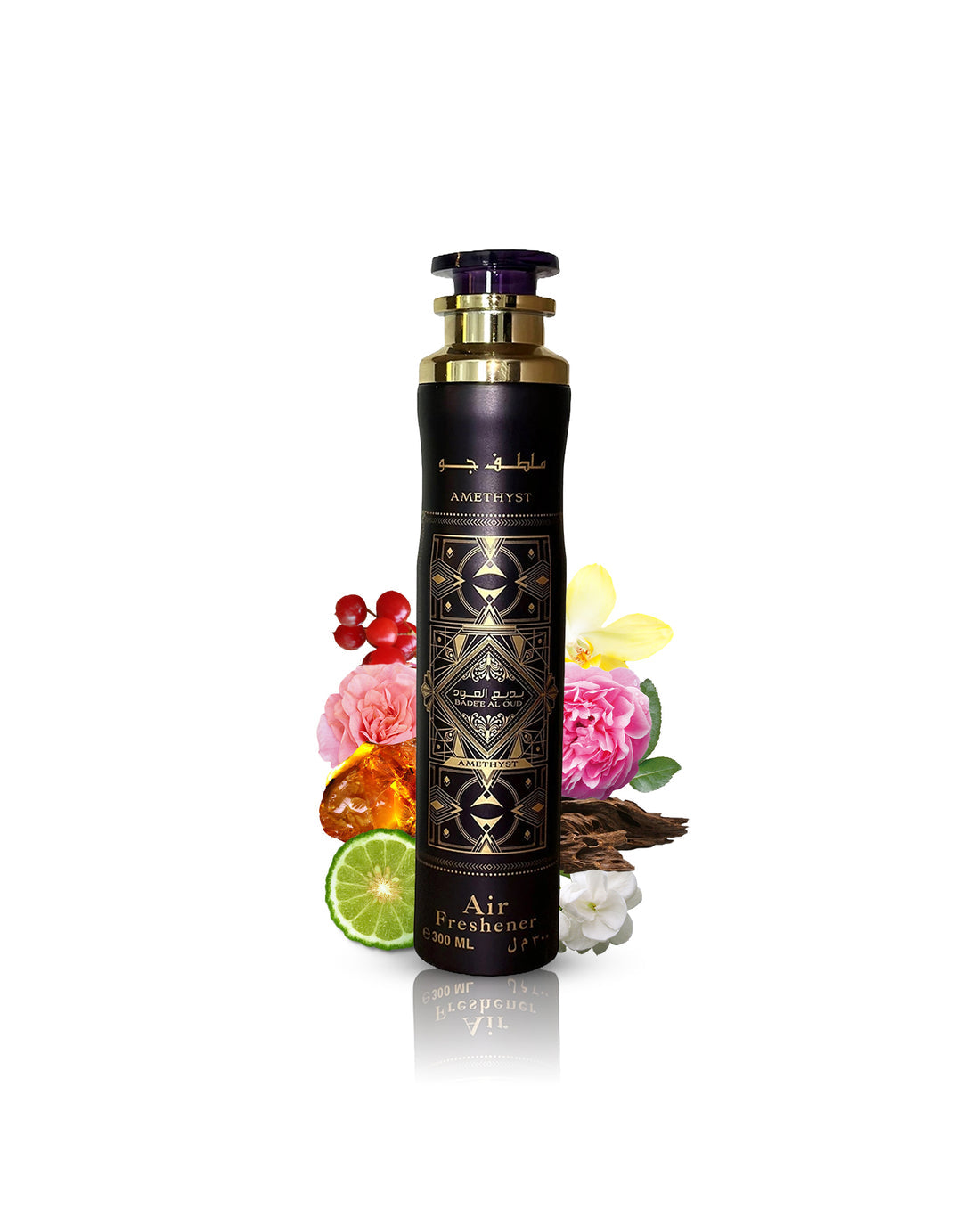 Lattafa Badee Al Oud Amethyst Air Freshener 300 ml Oud Amethyst Home Fragrance & Long‑Lasting Freshness