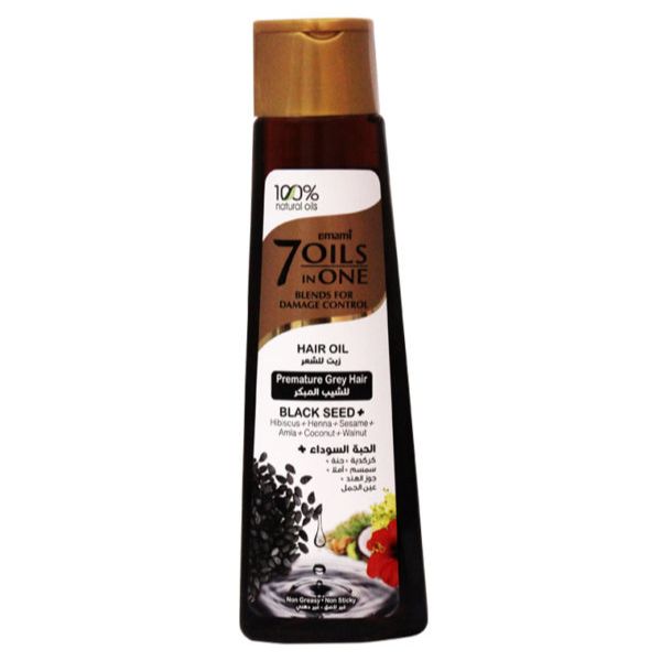Emami 7 IN 1 Blends For Shiny Hair with Black Seed hair Oil 200ml