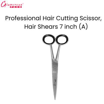 Glamorous Face Professional Hair Cutting Scissor, Hair Shears 7 inch (A)