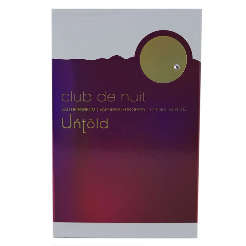 Aris Perfumes Armaf Club De Nuit Untold Eau de Parfum 105ml for Women & Men - Long Lasting Luxury Unisex Fragrance