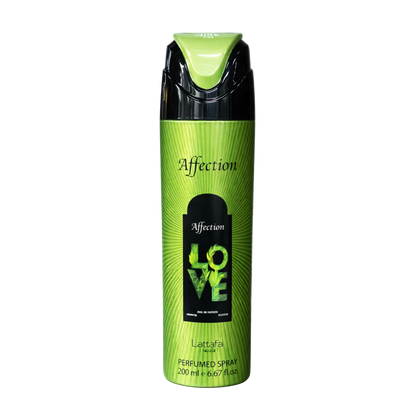 Lattafa Affection Perfumed Spray 200ml – Long Lasting Luxury Sweet Floral Fragrance Body Spray for Men & Women