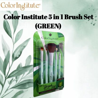 Color Institute 5 in 1 Brush Set (Green)