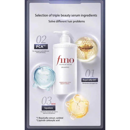 Fino Premium Touch Shampoo Formulated With Beauty Serum 550ml
