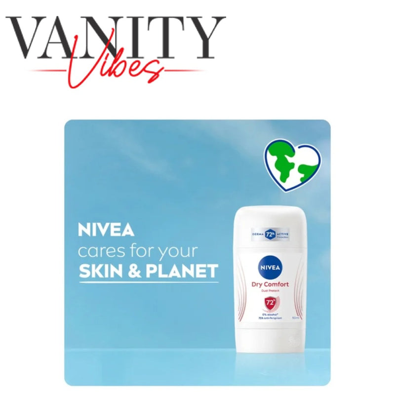 Nivea Dry Comfort Dual Protect Anti-Perspirant Deodorant Stick 50ml