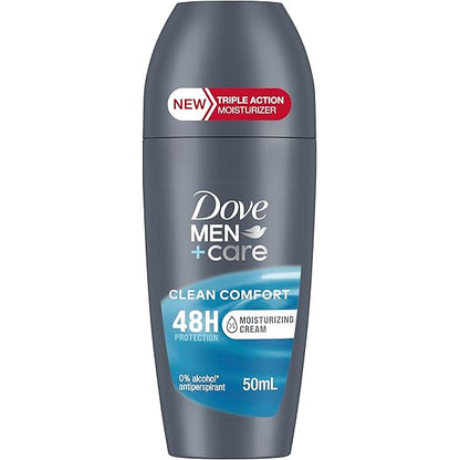 Dove Men + Care Clean Comfort 48H Protection Anitiperpirant Roll On 50ml