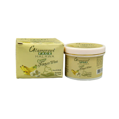 Glamorous Face Finger Wax 150 gm (Banana)