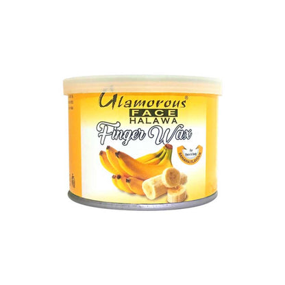 Glamorous Face Tin Finger Wax 250 gm (Banana)