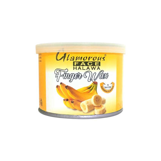 Glamorous Face Tin Finger Wax 250 gm (Banana)