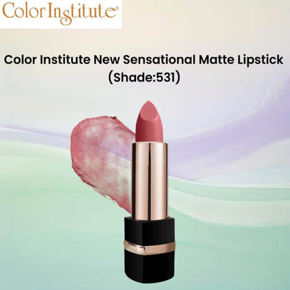 Color Institute New Sensational Matte Lipstick (Shade:531)