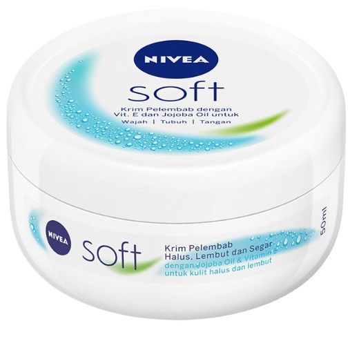 Nivea Soft Refreshingly Soft Moisturizing Cream For Face/Body/Hands 50ml