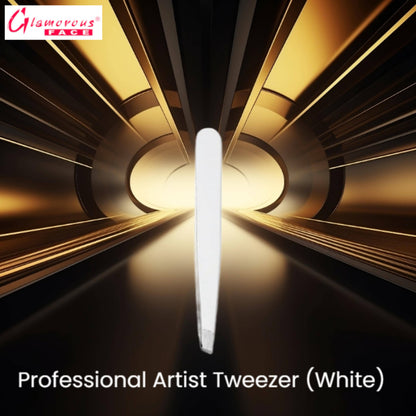 Glamorous Face Professional Artist Tweezer (White)