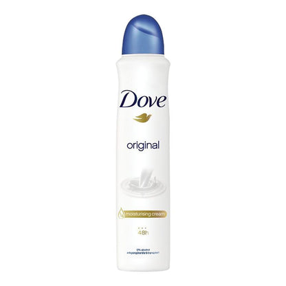 Dove 48H Original Deodorant Spray for Women 150 ml 0% Alcohol & Long-Lasting Freshness