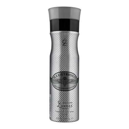 Lamis Creation Illustrious Body Spray 200ml – Long Lasting Fragrance Deodorant Mist for Men & Women, Fresh & Elegant Scent