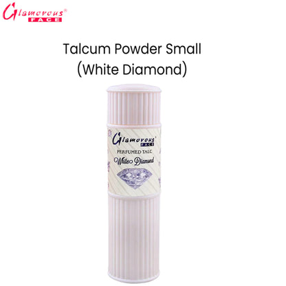 Glamorous Face Talcum Powder Small (White Diamond)