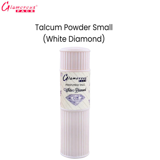 Glamorous Face Talcum Powder Small (White Diamond)