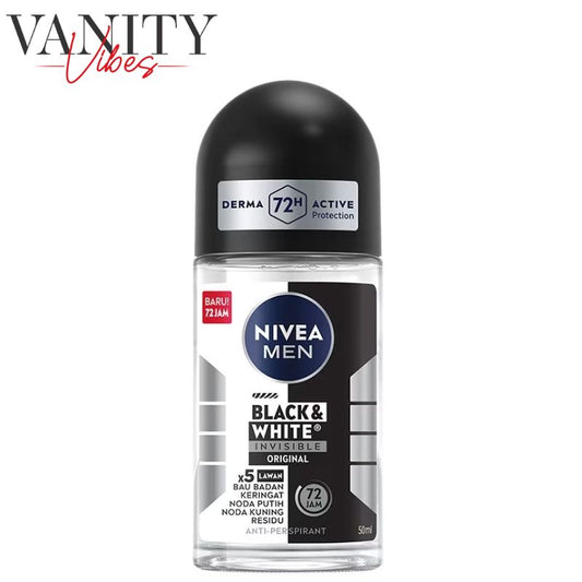 Nivea Men Black & White Original Deodorant Roll on 50ml