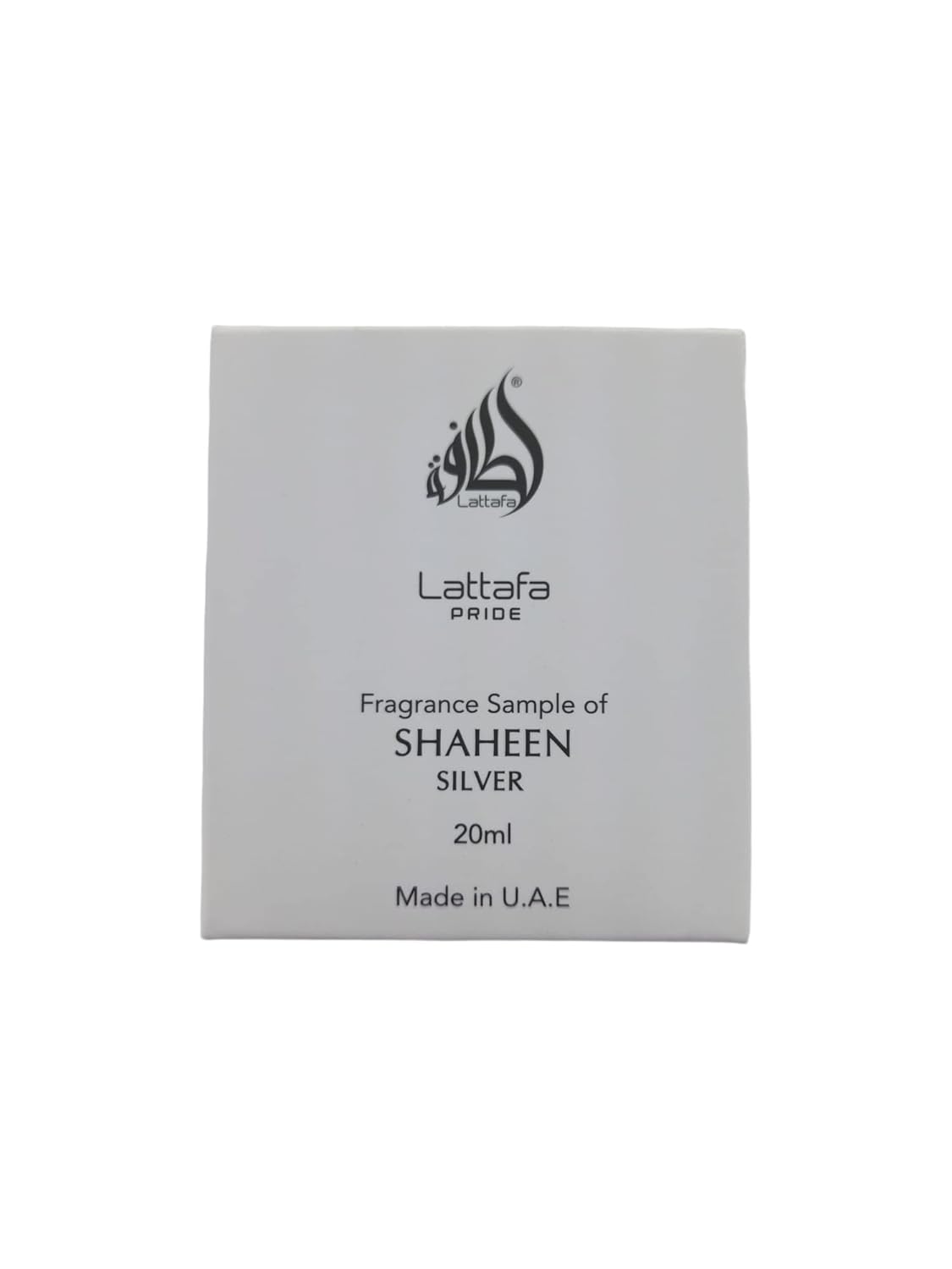 Lattafa Pride Shaheen Silver Eau de Parfum Travel Size Spray - 20ml (0.67 OZ), Unisex Fragrance for Men & Women