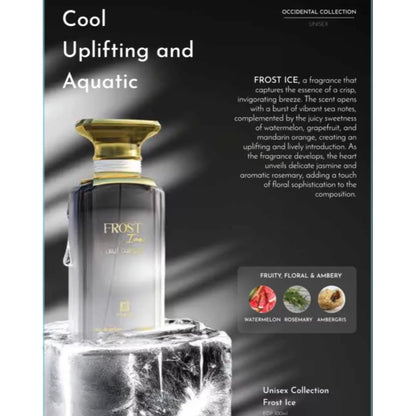 Frost Ice Eau de Parfum by Ahmed Al Maghribi 100ml Unisex Fragrance