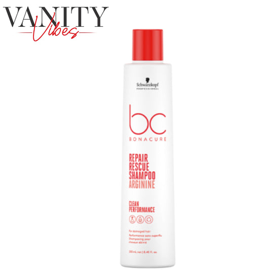 Schwarzkopf BC Bonacure Repair Rescue Shampoo Arginine 250ml Strengthening & Damage Repair Hair