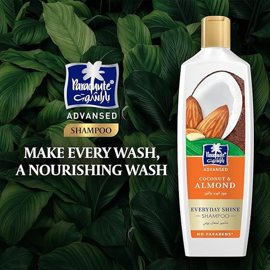 Parachute Adv Coconut & Almond Everyday Shine Shampoo 340ml