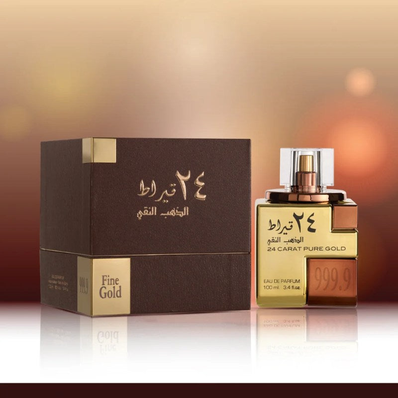 Lattafa 24 Carat Eau de Parfum 100ml - Long Lasting Original Luxury Unisex Fragrance for Men & Women